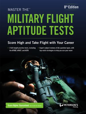 cover image of Master the Military Flight Aptitude Tests